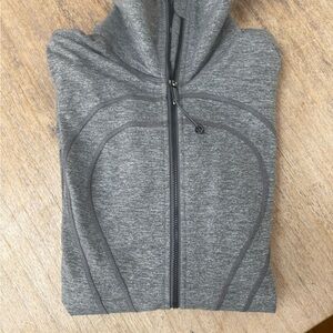 Lulu lemon Gray Zip-Up Hoodie